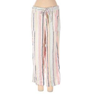 Zac & Rachel multicolor pastel stripes cropped pants size M